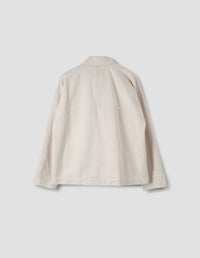 Veste raglan - Beige & White