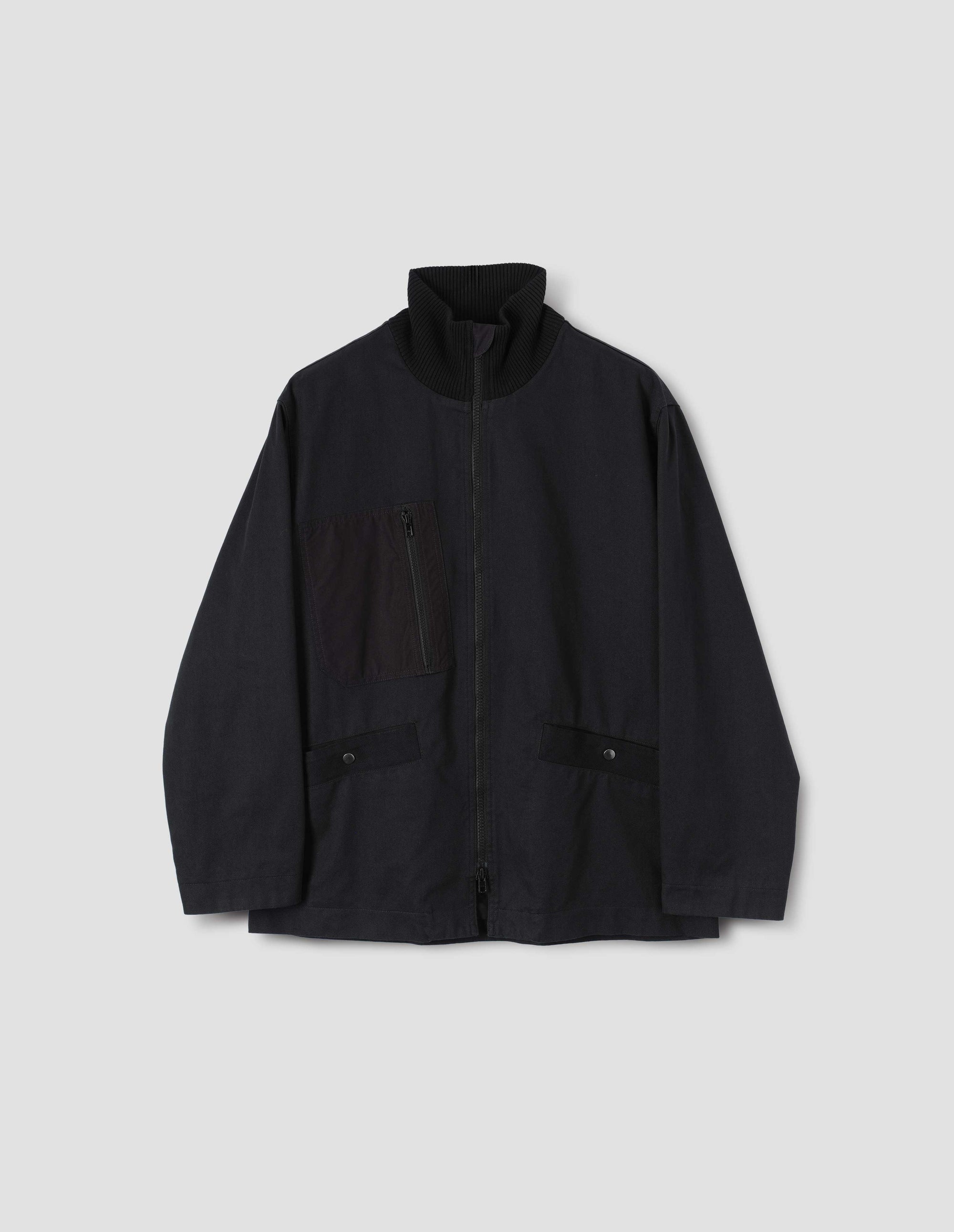 Veste en maille côtelée - Black