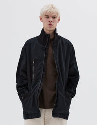 Veste en maille côtelée - Black