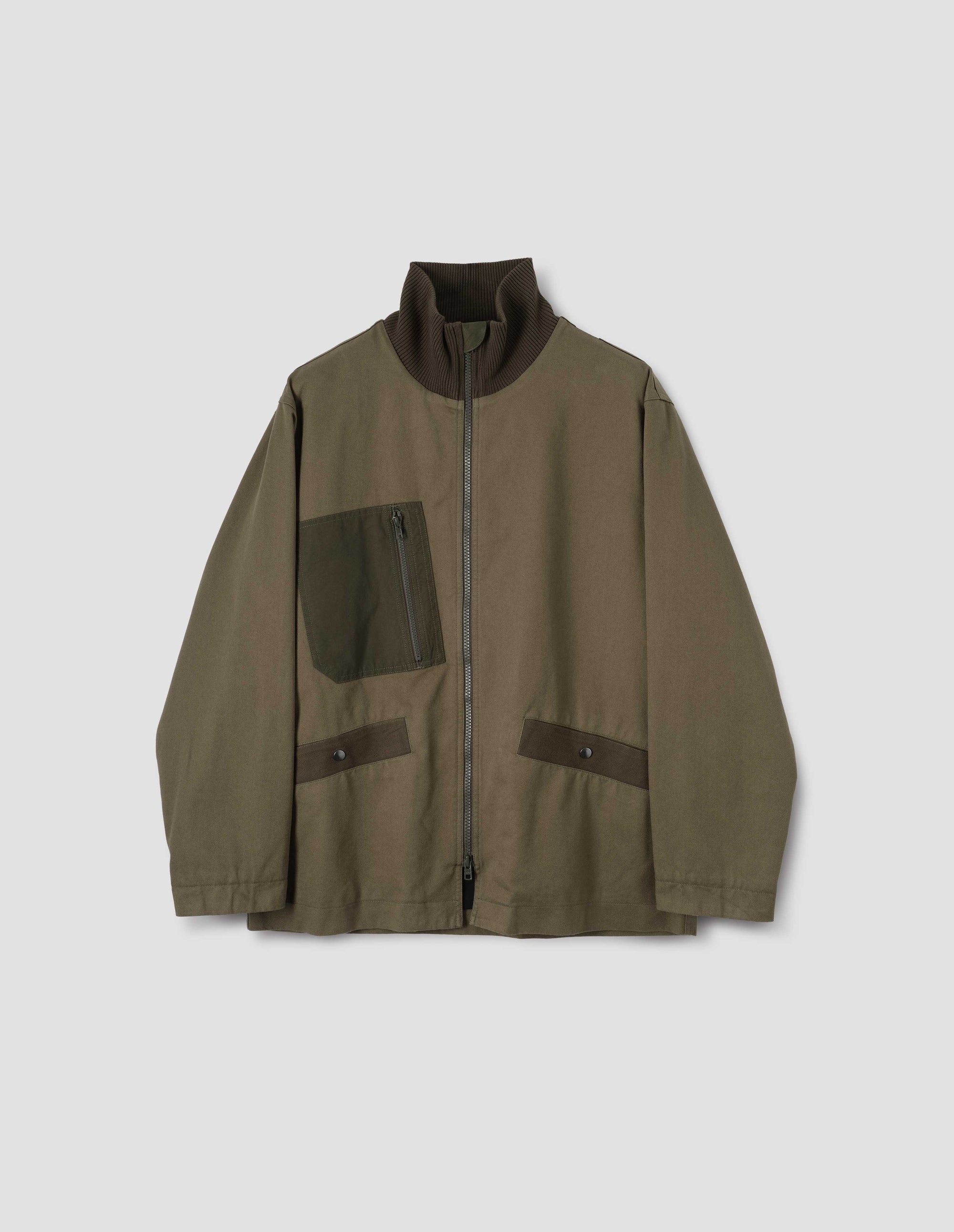 Veste en maille côtelée - Green