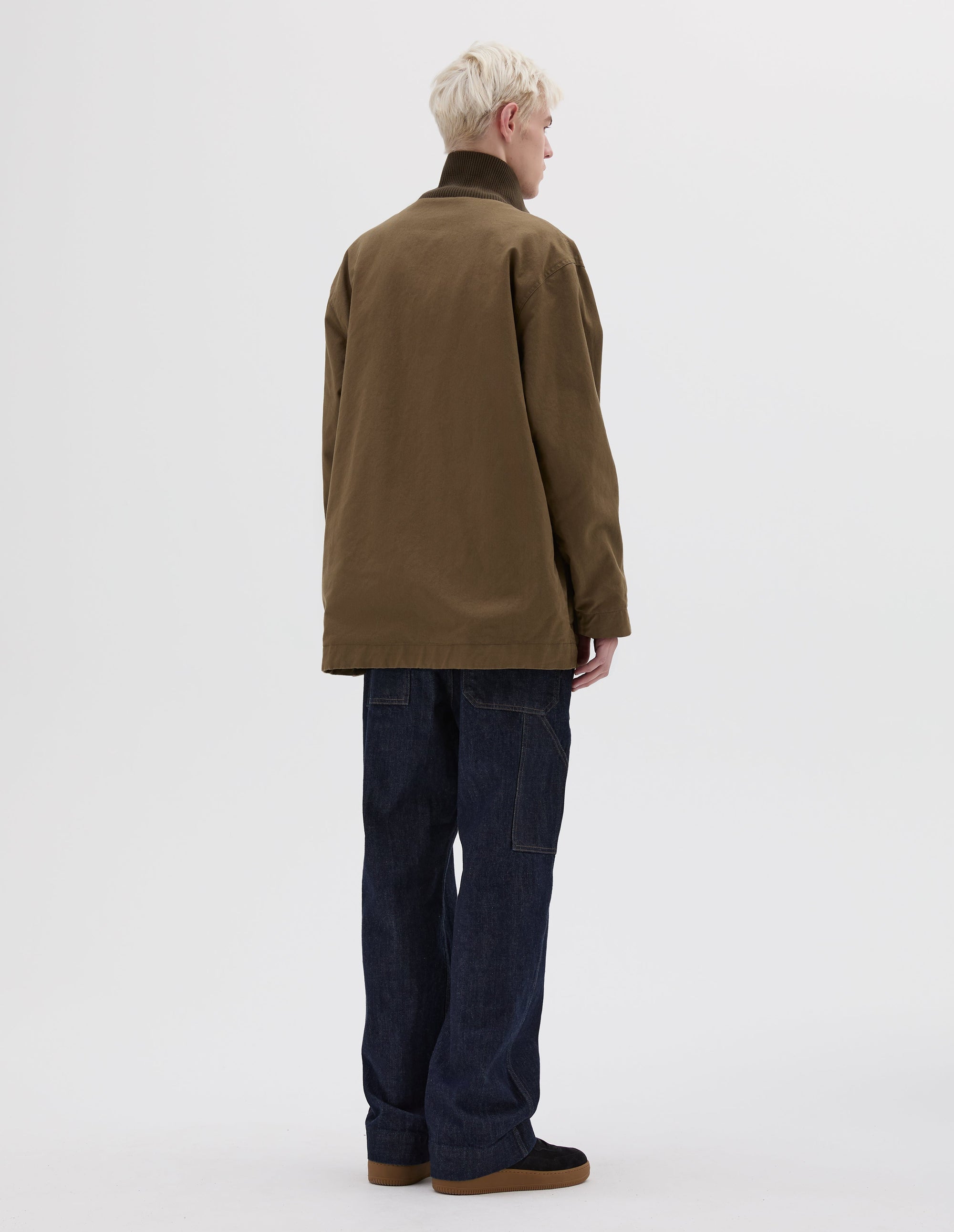 Veste en maille côtelée - Green