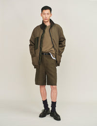Veste en maille côtelée - Green