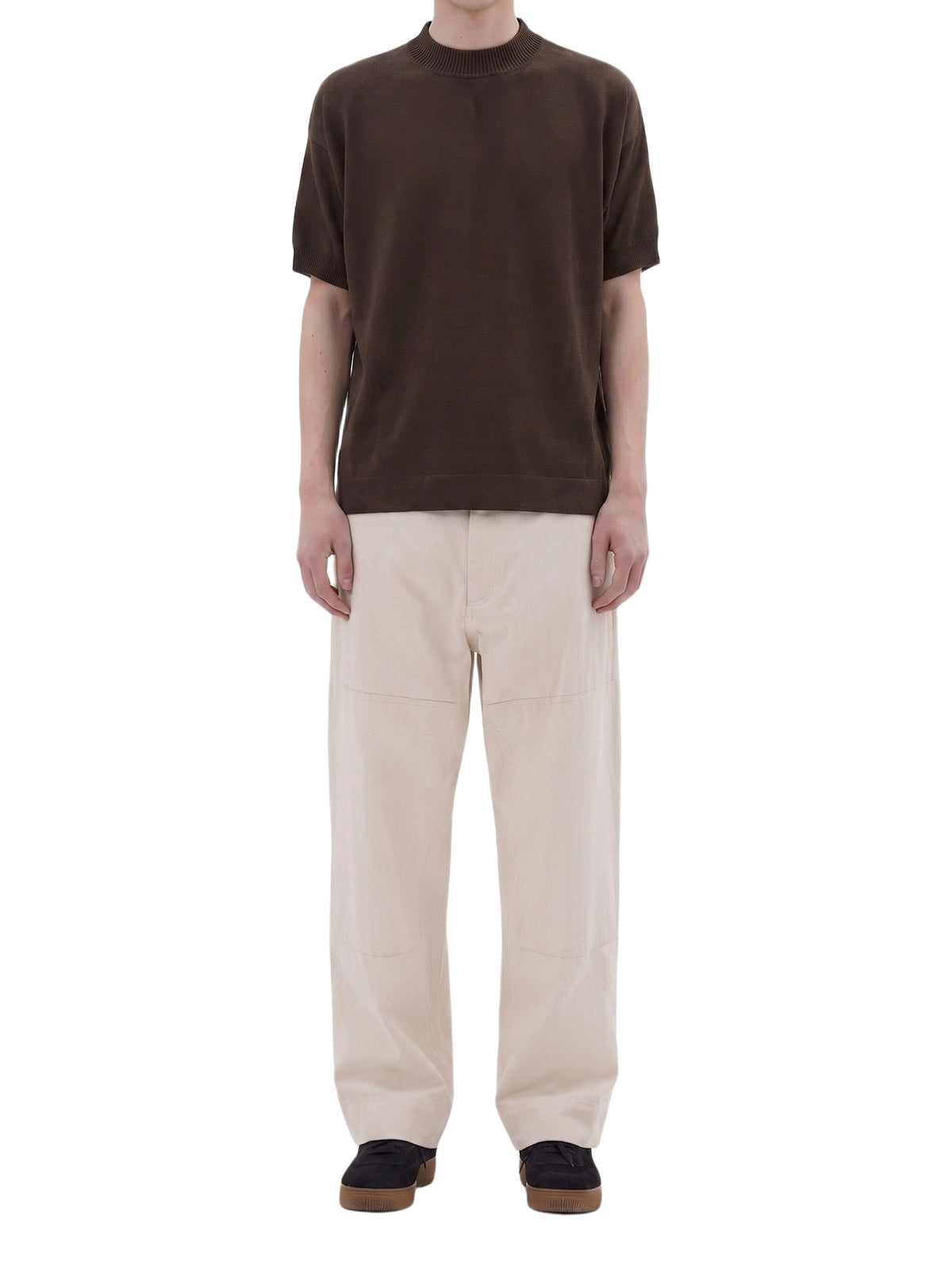 Short-sleeved T-shirt - Brown