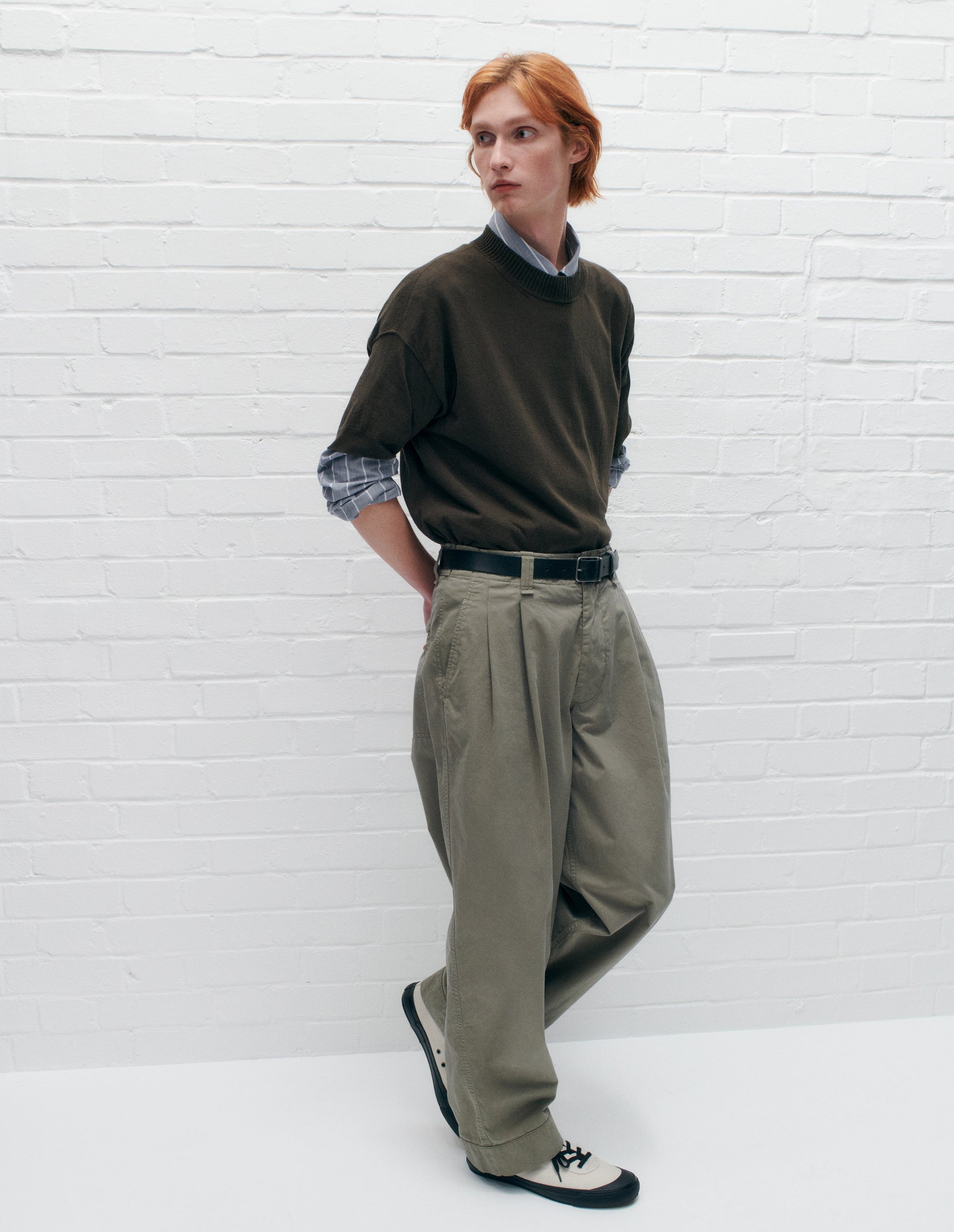 T-shirt en maille - Brown