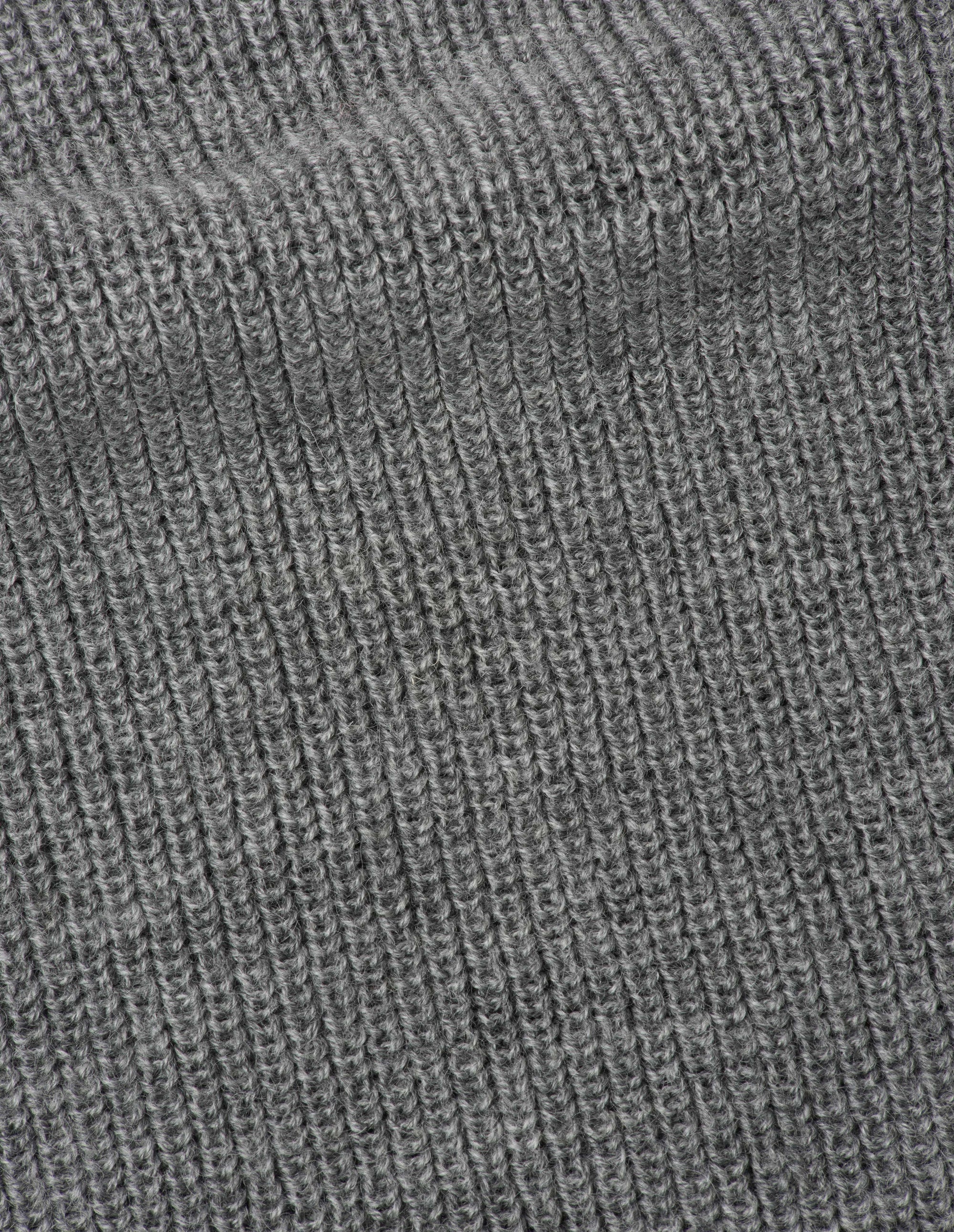 Débardeur en grosse maille côtelée - Grey