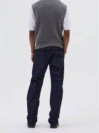 Sleeveless ribbed woollen jumper - Grey
