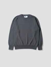 Pull col rond croisé - Gray