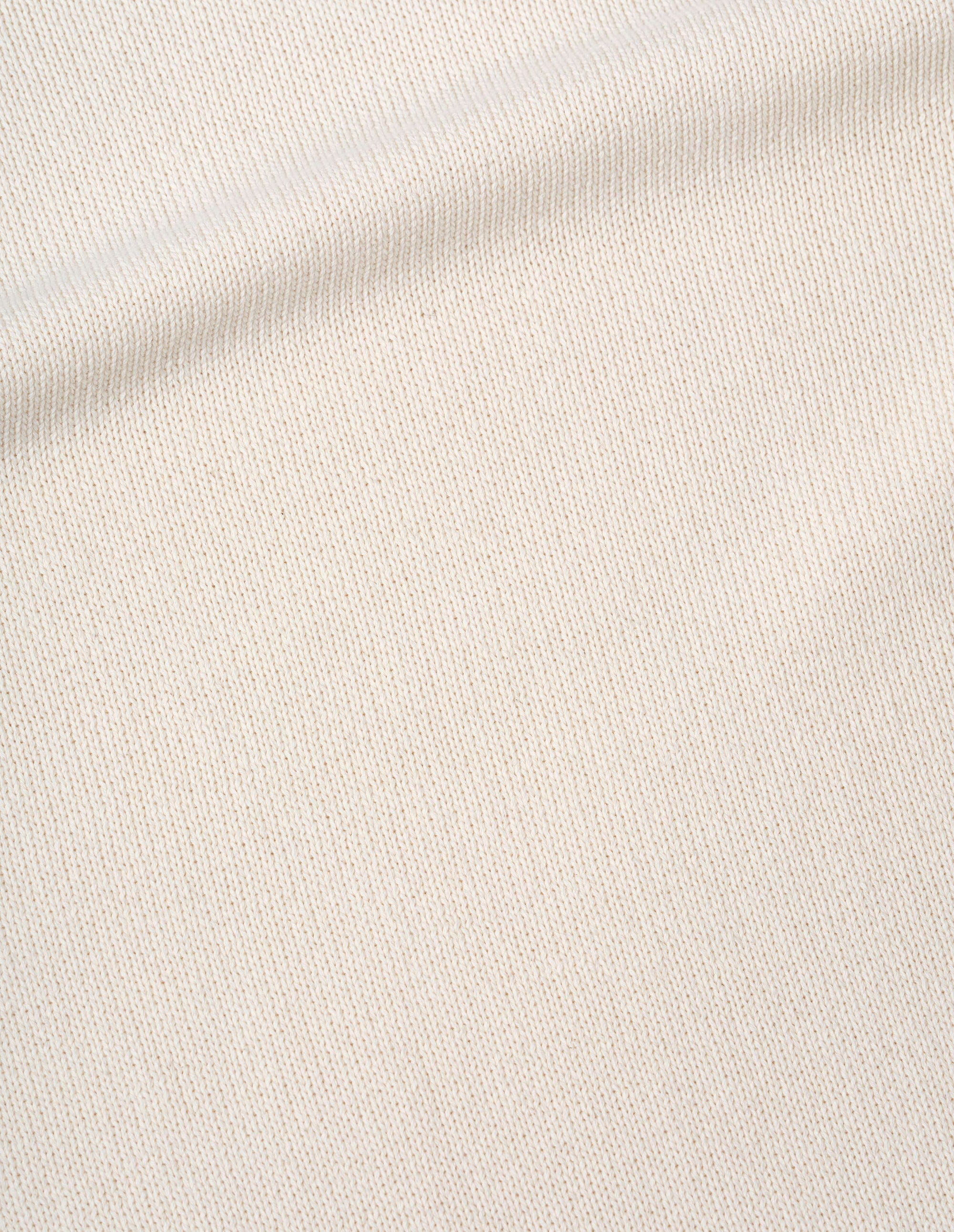 Pull col rond croisé - Beige