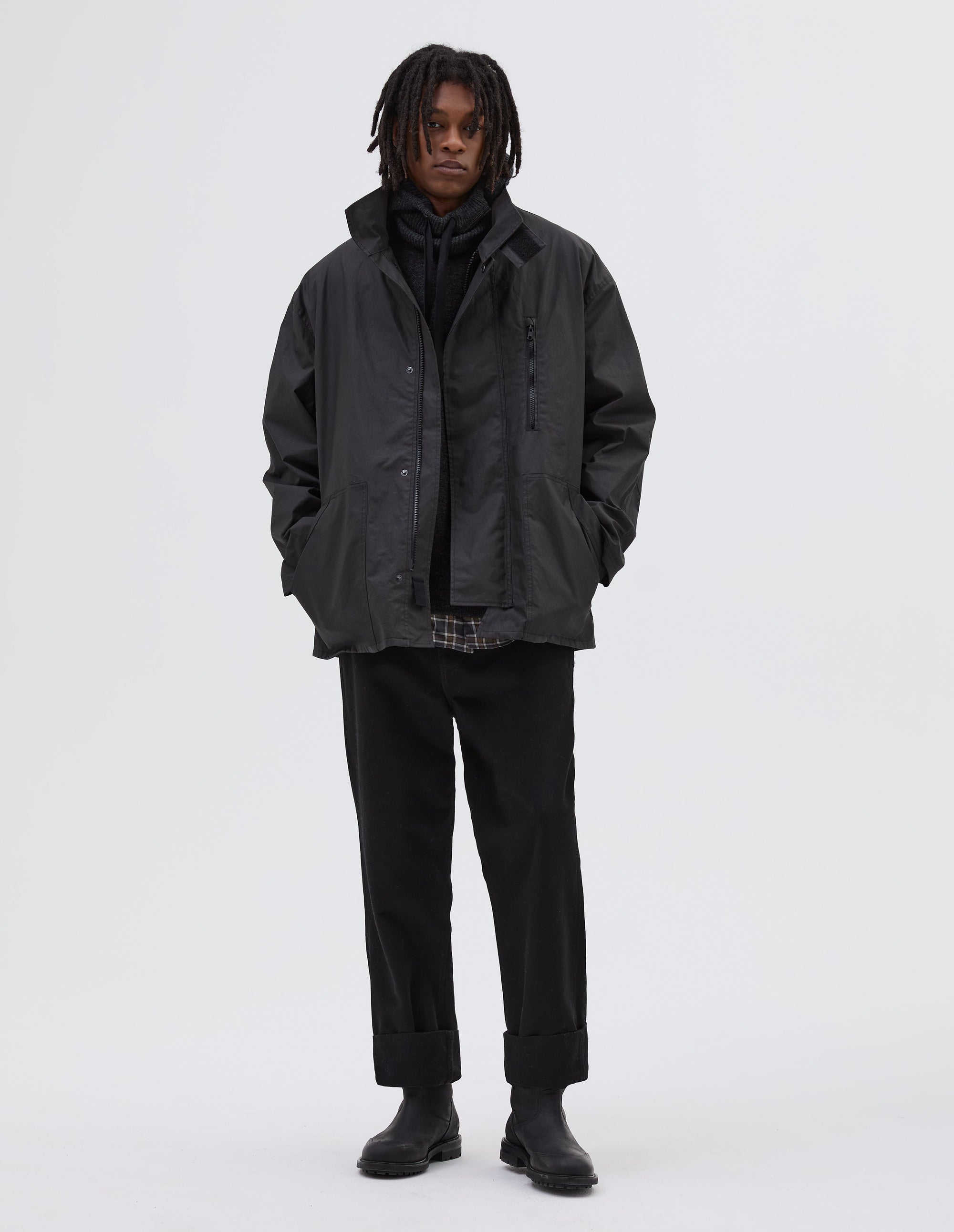 Manteau pompier - Black
