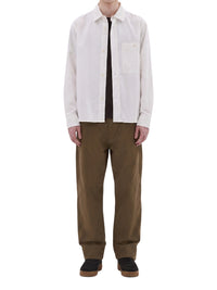 Chemise droite et boxy - White