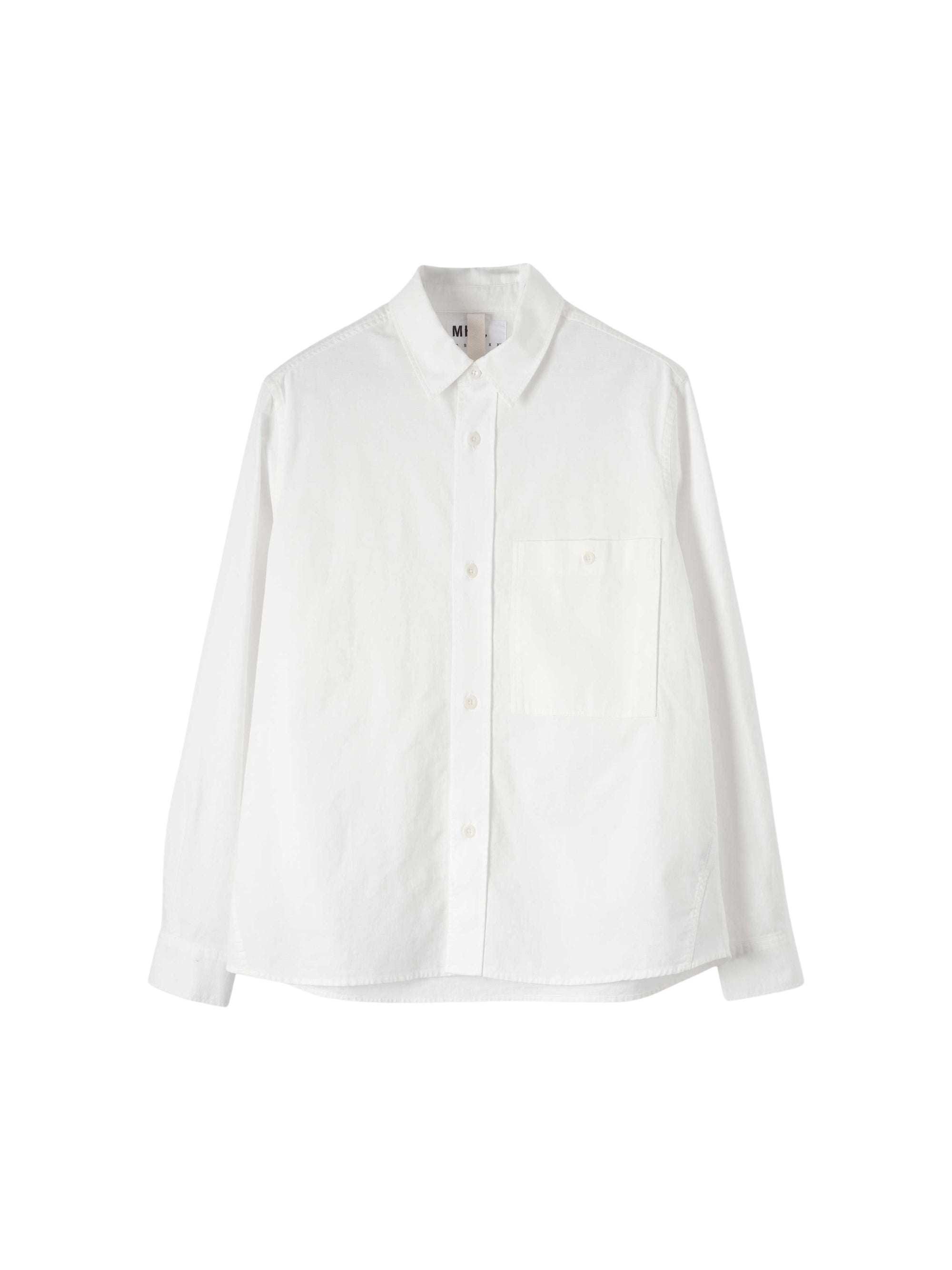 Chemise droite et boxy - White