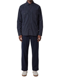 Oversized shirt with pockets - Ink