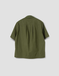 Chemise à enfiler demi-zip - Green