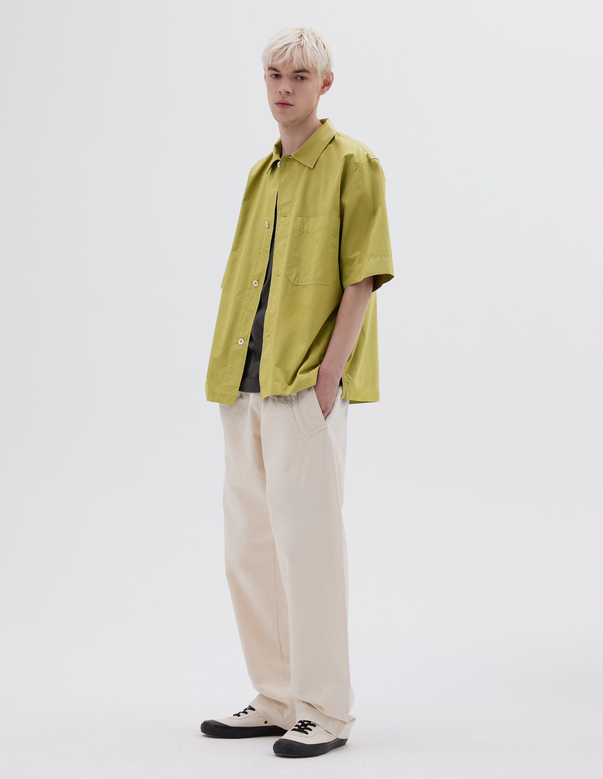 Chemise de pyjama manches courtes - Green