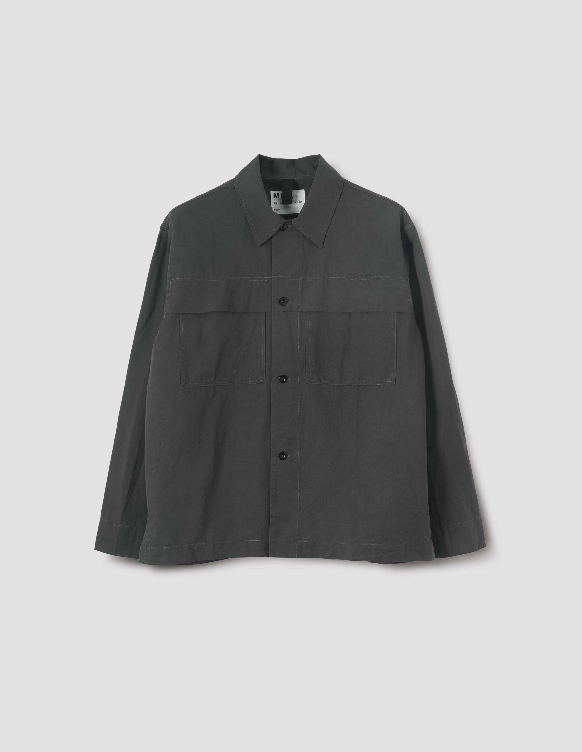Chemise à rabat coupe-vent - Black & Gray