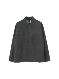 Chemise oversize à poches - Black & Grey