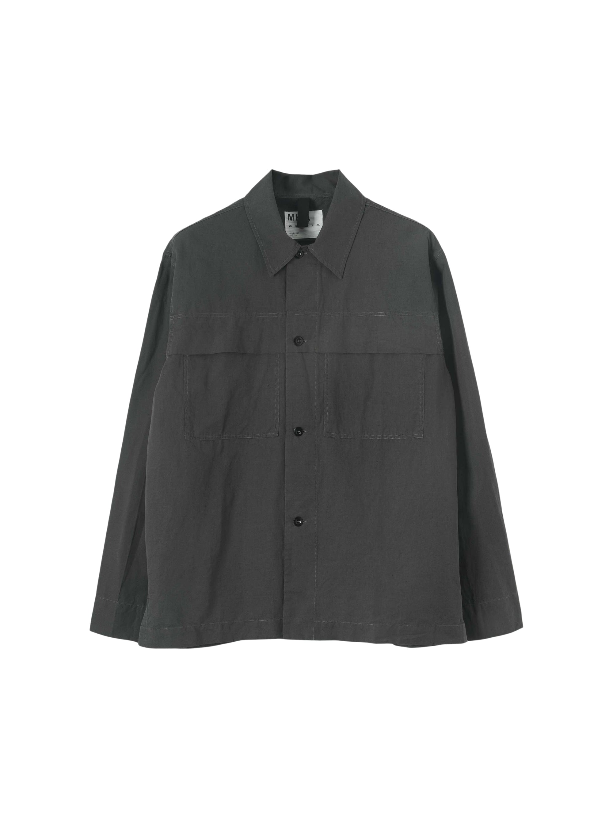 Chemise oversize à poches - Black & Grey