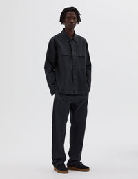 Chemise à rabat coupe-vent - Black & Gray