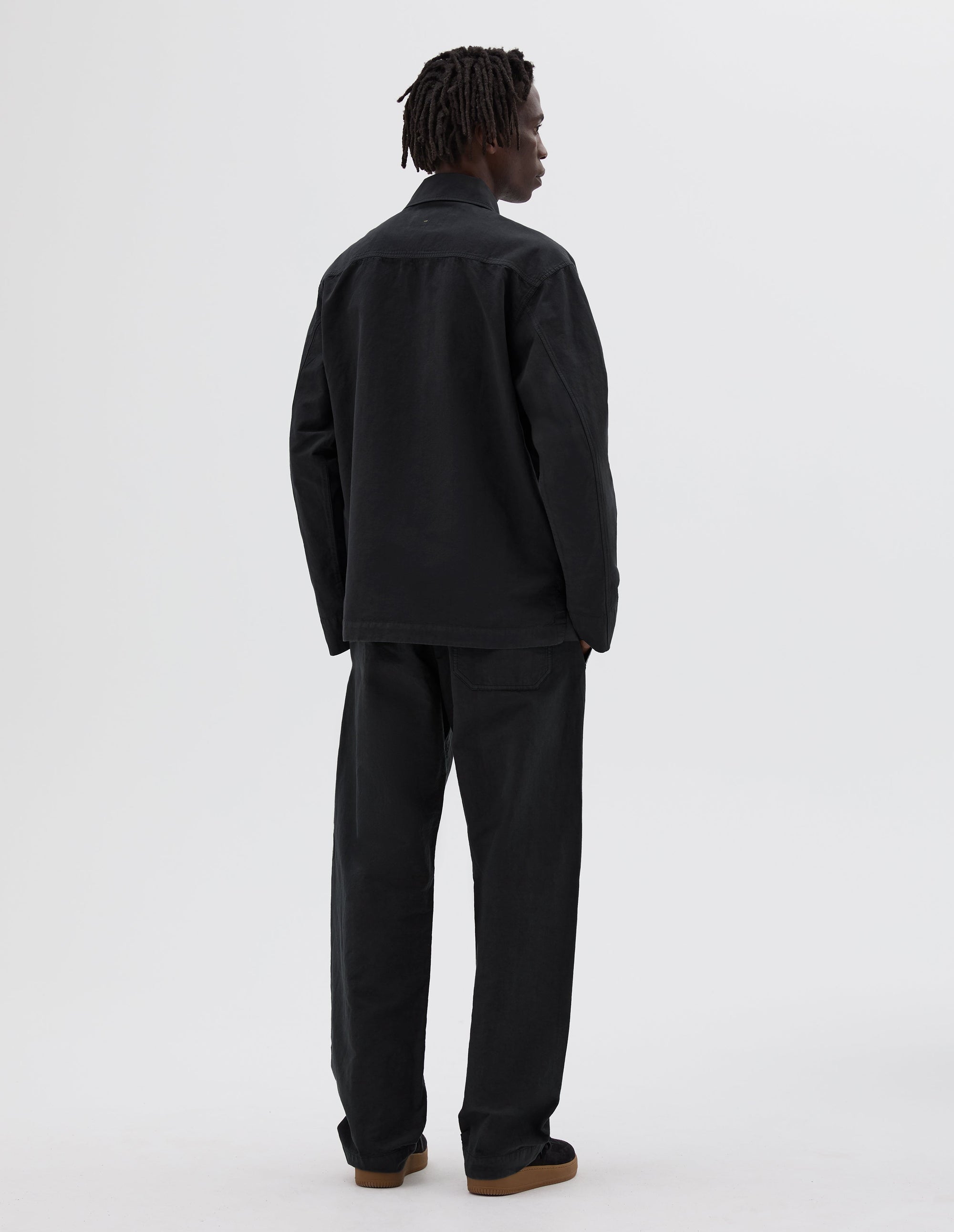 Chemise à rabat coupe-vent - Black & Gray