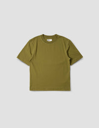 Pull col rond à coutures plates - Green