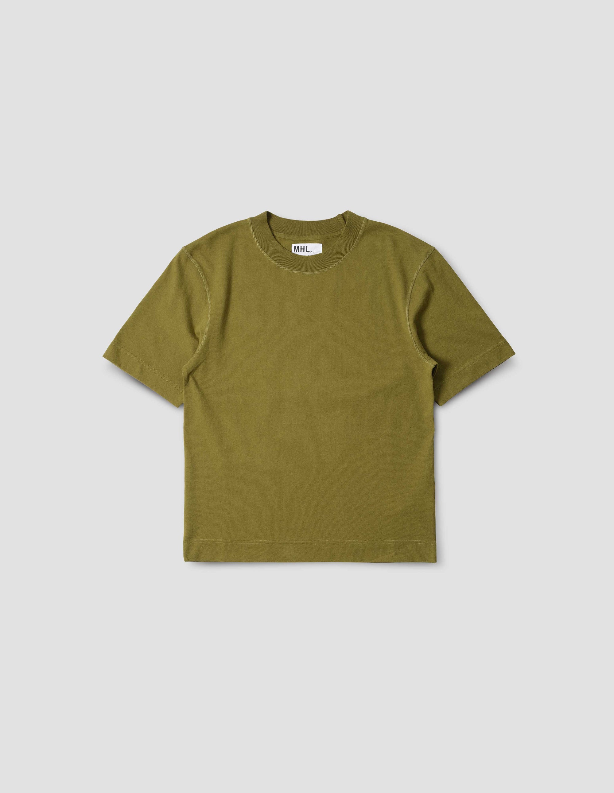 Pull col rond à coutures plates - Green
