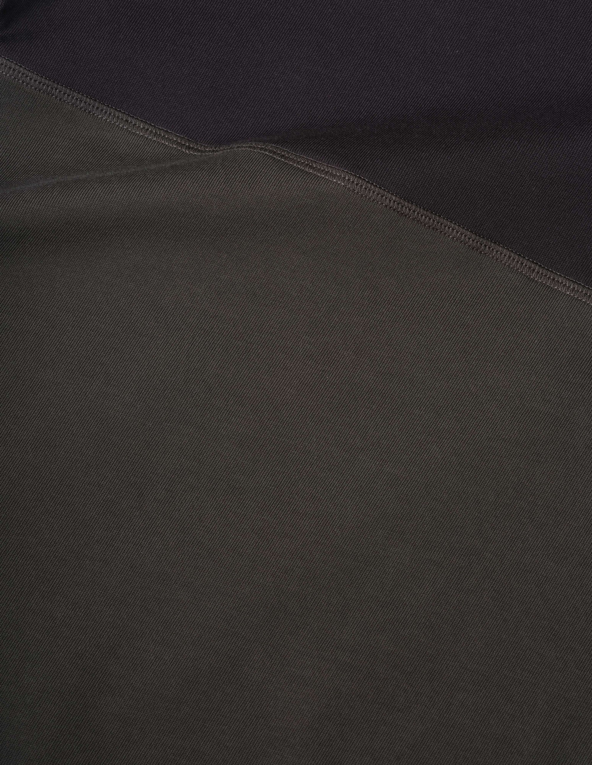 T-shirt à empiècements - Black & Dark-Brown
