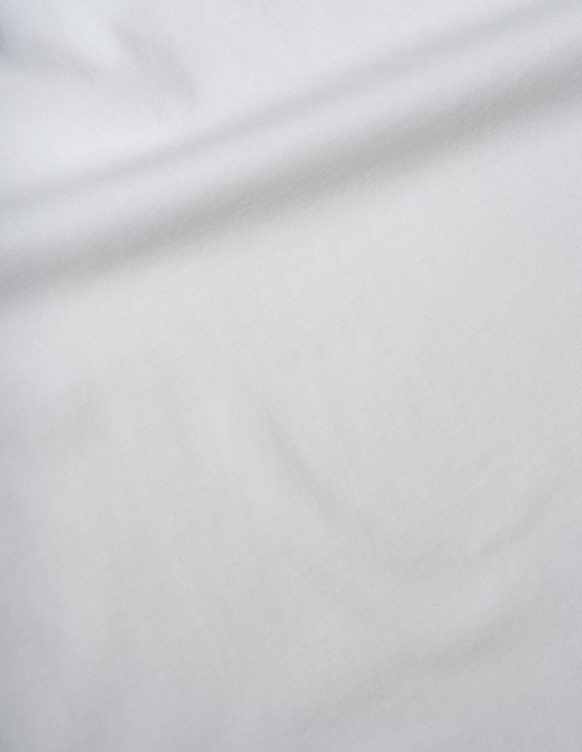 T-shirt à col smocké - White