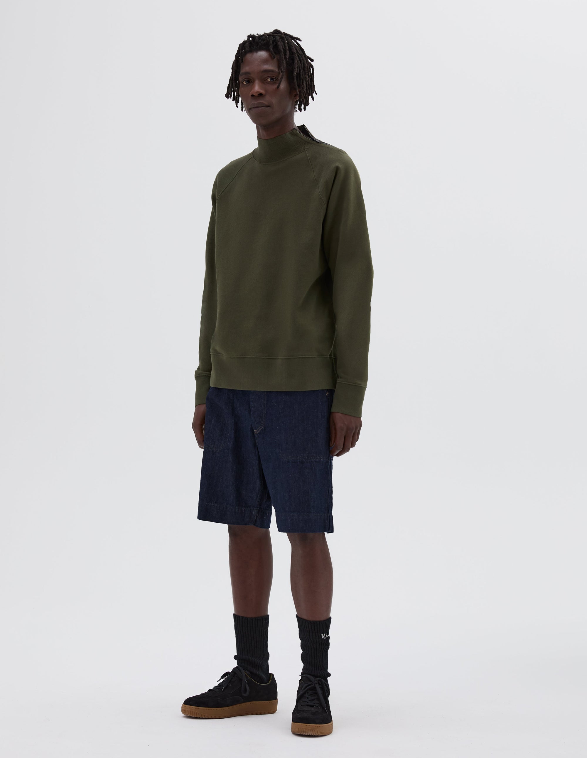 Sweat à col zippé - Green