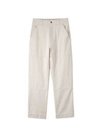 Pantalon ample à empiècements - Beige