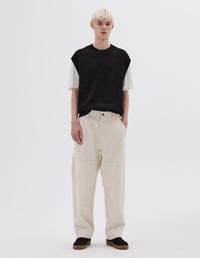 Pantalon à poche outil - Beige