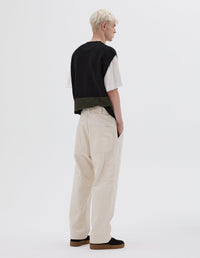 Pantalon à poche outil - Beige