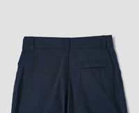Pantalon à plis piqués - Navy