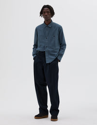 Pantalon à plis piqués - Navy