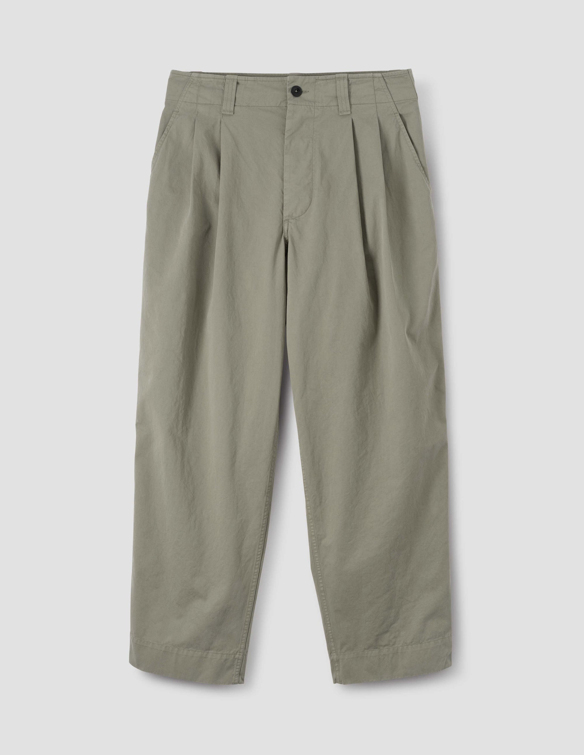 Pantalon à plis piqués - Green