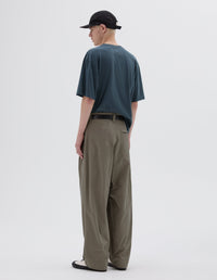 Pantalon à plis piqués - Green