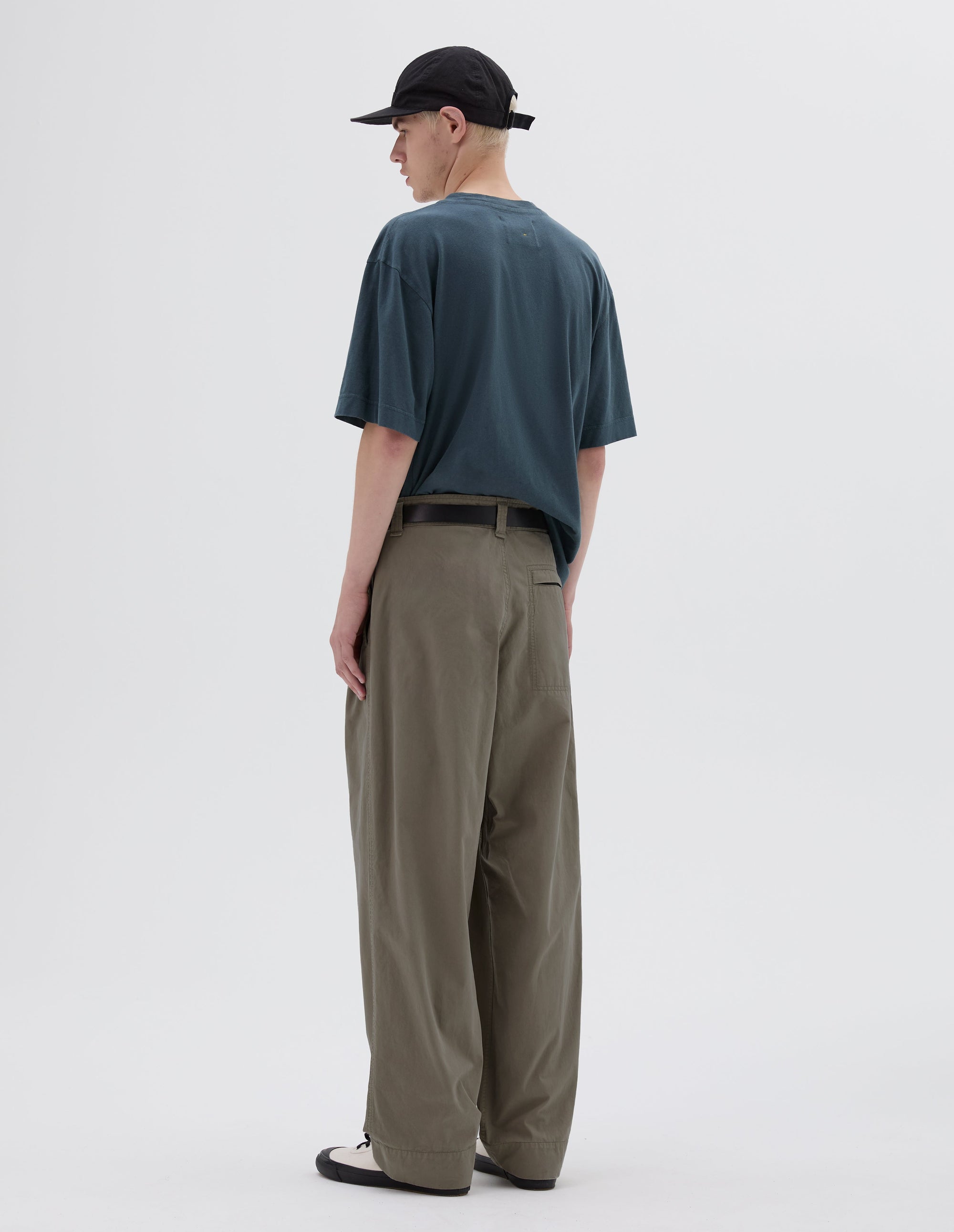 Pantalon à plis piqués - Green