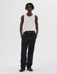 Pantalon à passants abaissés - Navy