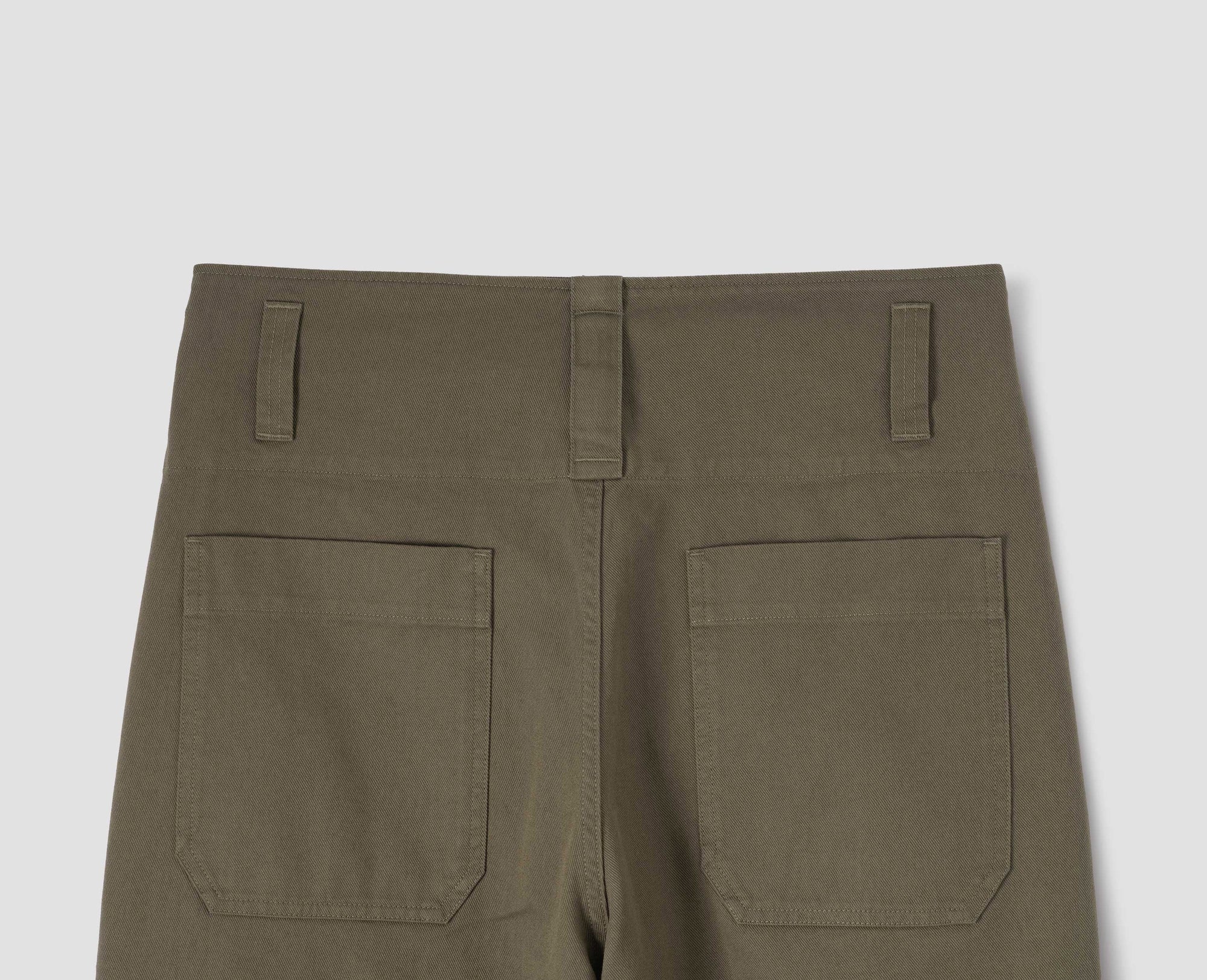 Pantalon à passants abaissés - Green