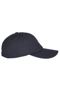 Casquette à plaque métallique en cachemire - Marine
