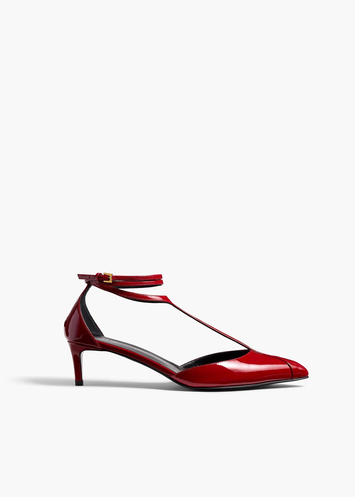 Fire Red Mia Pump In Fire Red Patent Leather - Fire Red