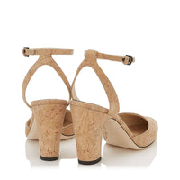 Micky 85 cork pumps - Nude