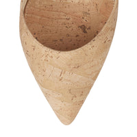 Micky 85 cork pumps - Nude