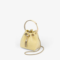 ZNO STOCK 0 / Reco 390 SUNBLEACHED YELLOW/LIGHT GOLD Mini Bag MICRO BON BON