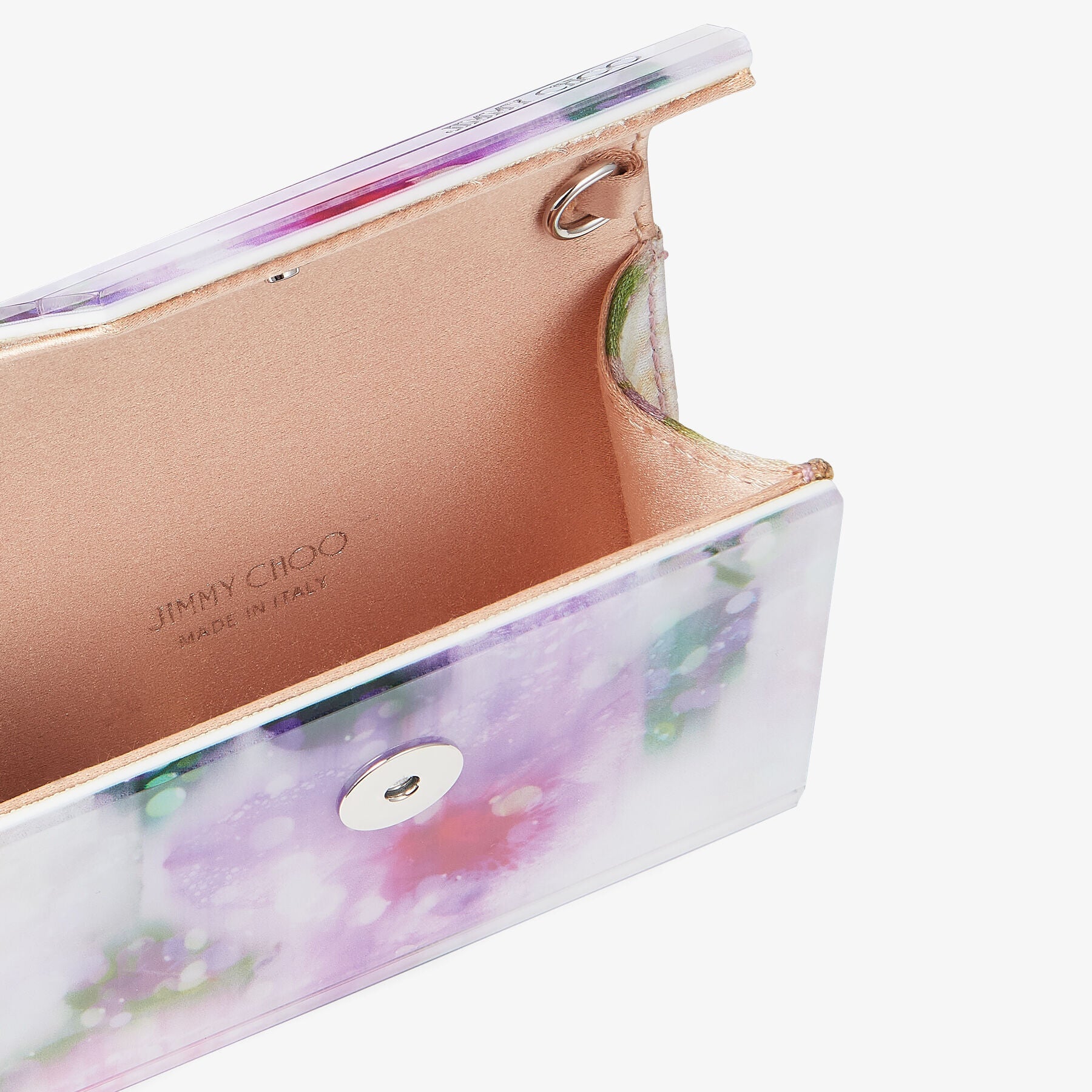 Mini pochette étoffe à imprimé floral - Multicolour