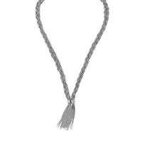 Sautoir Miki Sautoir Tresse Ms - Silver