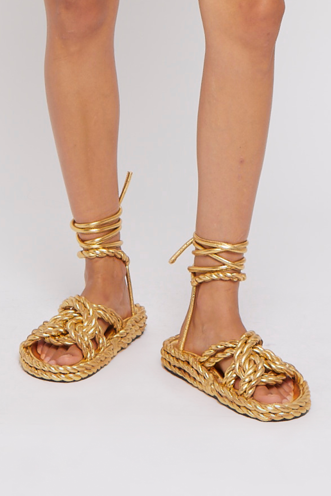 ZNOSTOCK_GOLD SHOES MILAN - Gold