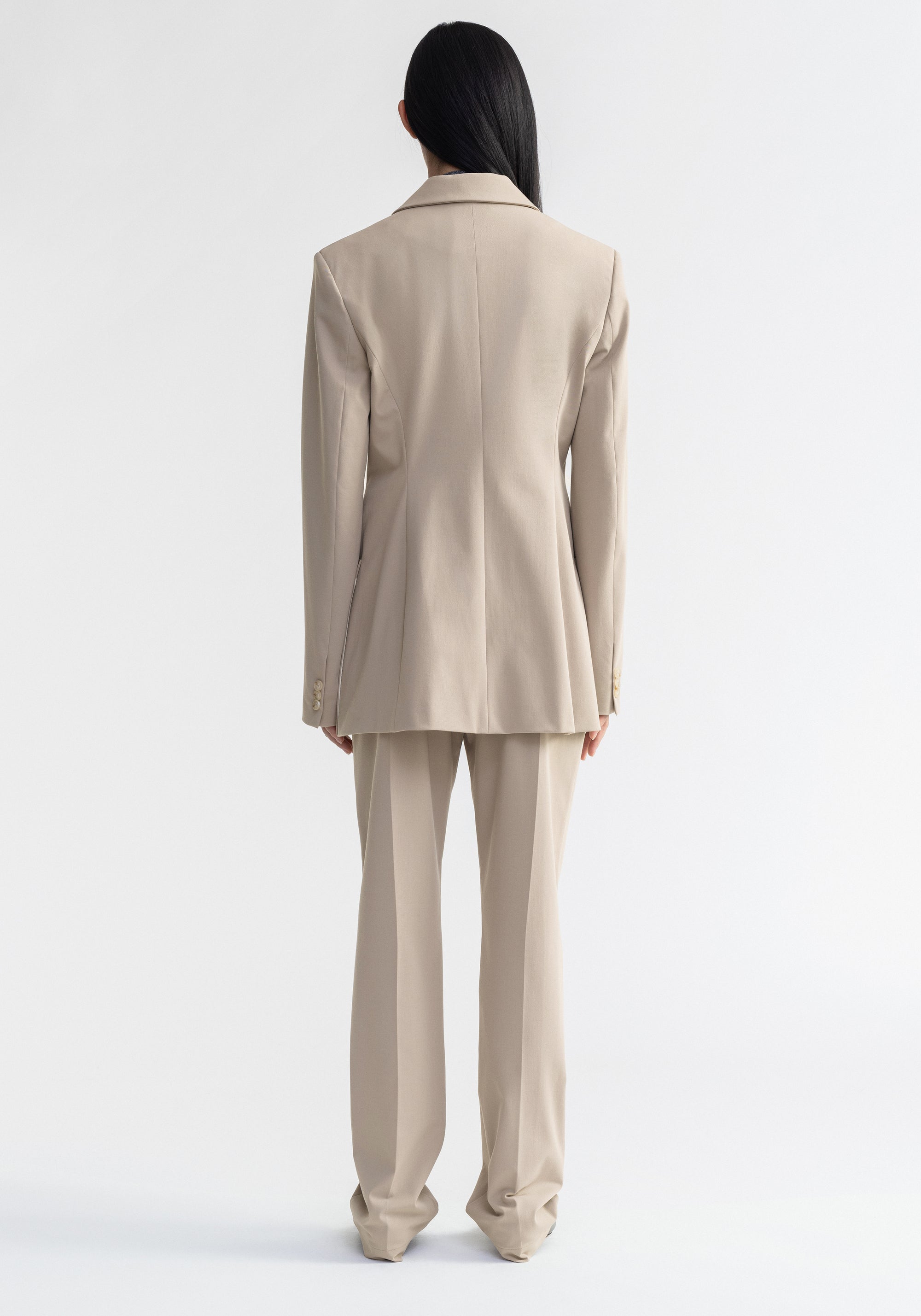 Blazer Mila cintré avec poches oversize - Ash