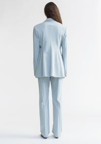 Blazer Mila cintré avec poches oversize - Ice Blue
