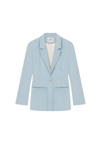 Blazer Mila cintré avec poches oversize - Ice Blue