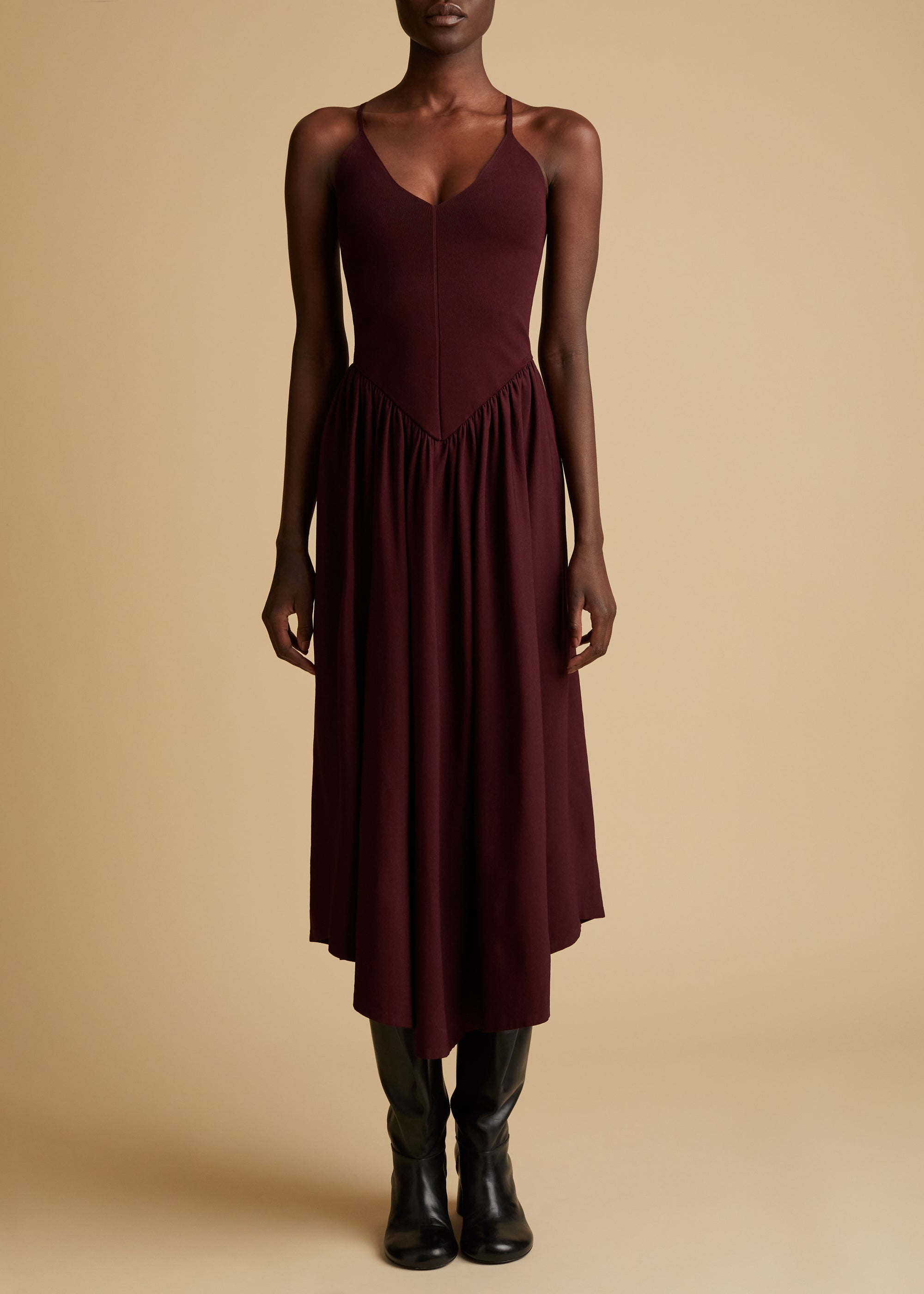 Mila dress - Merlot